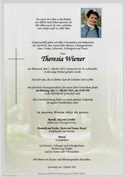 ✝ 05. 10. 2022 - 11.10.2022 feierl. Trauergottesdienst in der Pfarrkirche Gerersdorf, ⚱ findet zu einem späteren Zeitpunkt im engsten Familienkreis statt